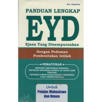 Image of Panduan lengkap EYD