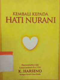 Image of Kembali Kepada Hati Nurani